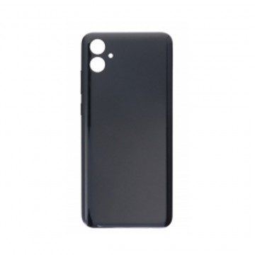 Vitre arrière (cache batterie) pour Samsung Galaxy A04e A042 Noir + Logo