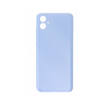 Vitre arrière (cache batterie) pour Samsung Galaxy A04e A042 Bleu + Logo