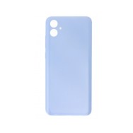 Vitre arrière (cache batterie) pour Samsung Galaxy A04e A042 Bleu + Logo