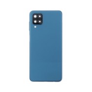 Vitre arrière Samsung Galaxy A12 A12 Nacho A12s A127 Bleu avec lentille caméra
