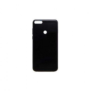 Vitre arrière (cache batterie) pour Huawei Honor 7C Noir + Logo