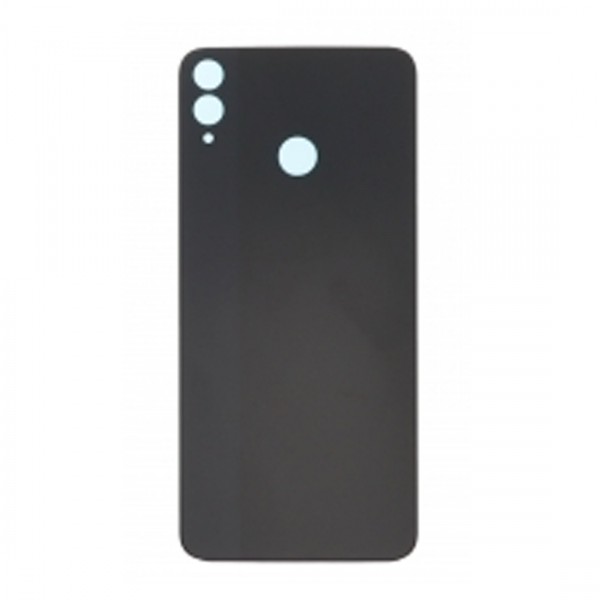 Vitre arrière (cache batterie) avec adhésif pour Huawei Honor 8X Noir + Logo