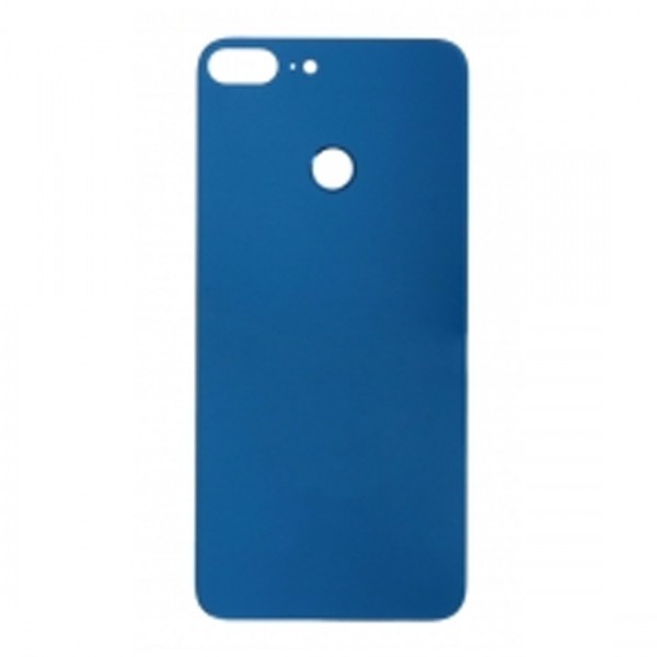 Vitre arrière (cache batterie) pour Huawei Honor 9 Lite Bleu + Logo