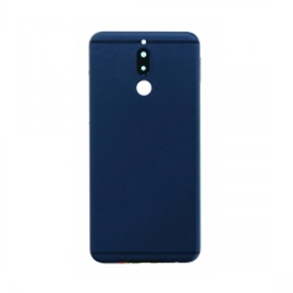 Vitre arrière avec Adhésif + Lentille camera + support pour Huawei Mate 10 Lite Bleu