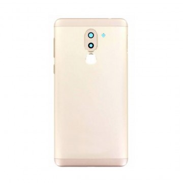 Vitre arrière avec Lentille camera + support pour Huawei Honor 6X Or + Logo