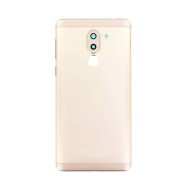 Vitre arrière avec Lentille camera + support pour Huawei Honor 6X Or + Logo