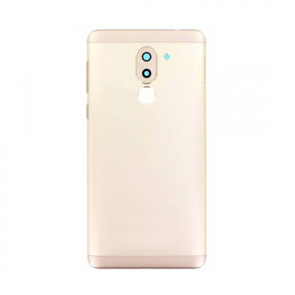 Vitre arrière avec Lentille camera + support pour Huawei Honor 6X Or + Logo