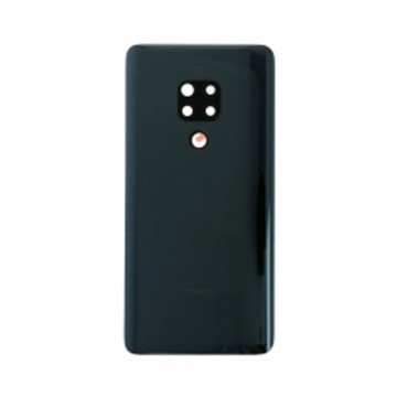 Vitre arrière avec Lentille camera pour Huawei Mate 20 Noir