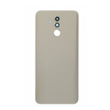 Vitre arrière avec Lentille camera + support pour Huawei Mate 20 Lite Or