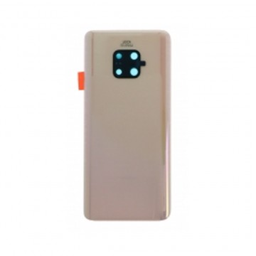 Vitre arrière avec Adhésif + Lentille camera + support pour Huawei Mate 20 Pro Rose