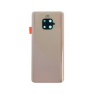 Vitre arrière avec Adhésif + Lentille camera + support pour Huawei Mate 20 Pro Rose