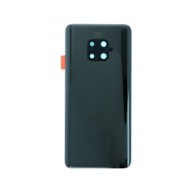 Vitre arrière avec Adhésif + Lentille camera + support pour Huawei Mate 20 Pro Noir