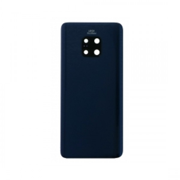 Vitre arrière avec Adhésif + Lentille camera + support pour Huawei Mate 20 Pro Bleu