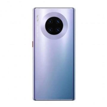 Vitre arrière (cache batterie) avec Lentille camera pour Huawei Mate 30 Pro Argent + Logo