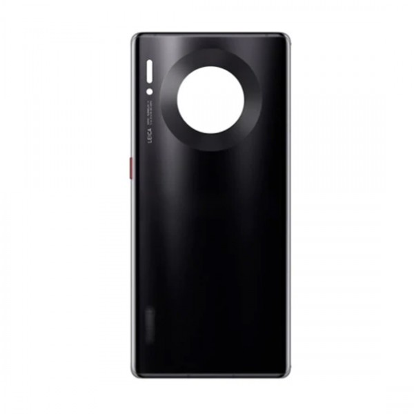 Vitre arrière (cache batterie) pour Huawei Mate 30 Pro Noir + Logo
