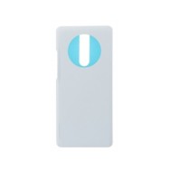 Vitre arrière (cache batterie) pour Huawei Mate 40 Pro Blanc + Logo