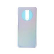 Vitre arrière (cache batterie) pour Huawei Mate 40 Pro Argent + Logo