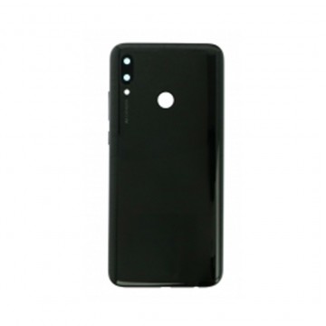 Vitre arrière avec Lentille camera + support pour Huawei P smart 2019 Noir + Logo