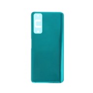 Vitre arrière (cache batterie) avec Adhésif pour Huawei P smart 2021/Y7a Vert + Logo