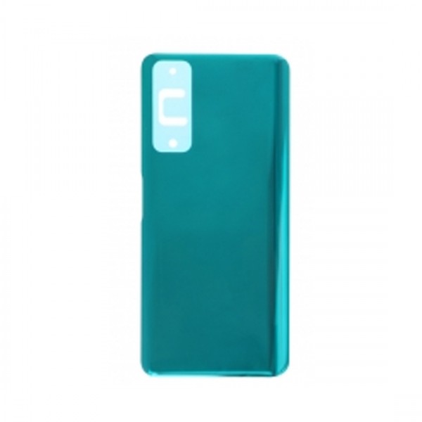 Vitre arrière (cache batterie) avec Adhésif pour Huawei P smart 2021/Y7a Vert + Logo