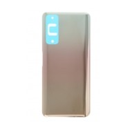 Vitre arrière (cache batterie) avec Adhésif pour Huawei P smart 2021/Y7a Or + Logo