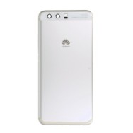 Vitre arrière (cache batterie) pour Huawei P10 Blanc + Logo