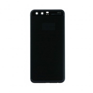 Vitre arrière (cache batterie) pour Huawei P10 Noir + Logo