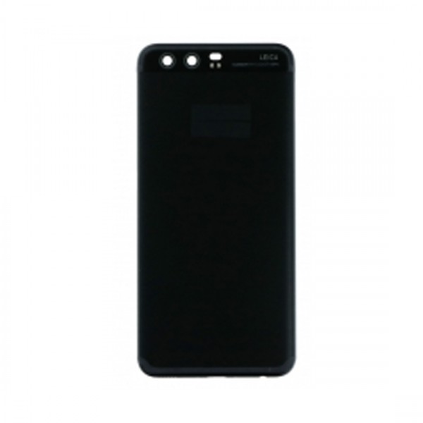 Vitre arrière (cache batterie) pour Huawei P10 Noir + Logo
