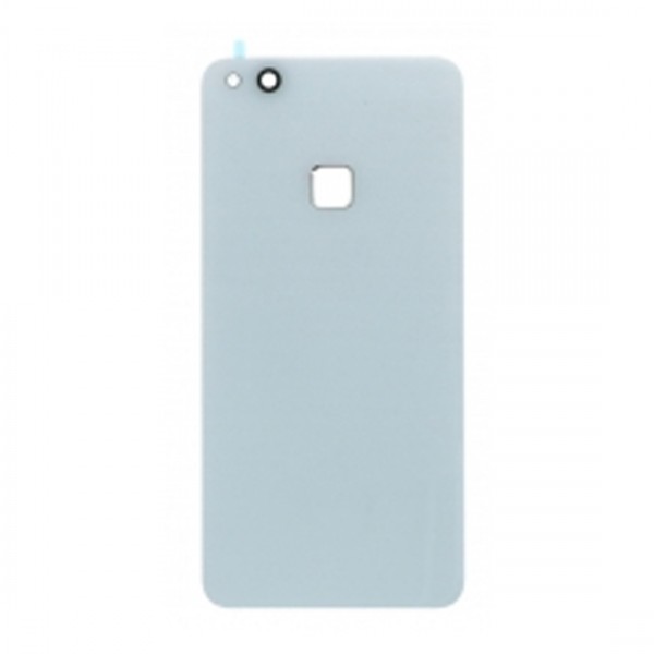 Vitre arrière (cache batterie) avec Adhésif pour Huawei P10 Lite Blanc + Logo