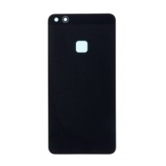 Vitre arrière (cache batterie) avec Adhésif pour Huawei P10 Lite Noir + Logo