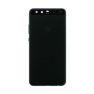 Vitre arrière (cache batterie) pour Huawei Ascend P10 Plus Noir + Logo