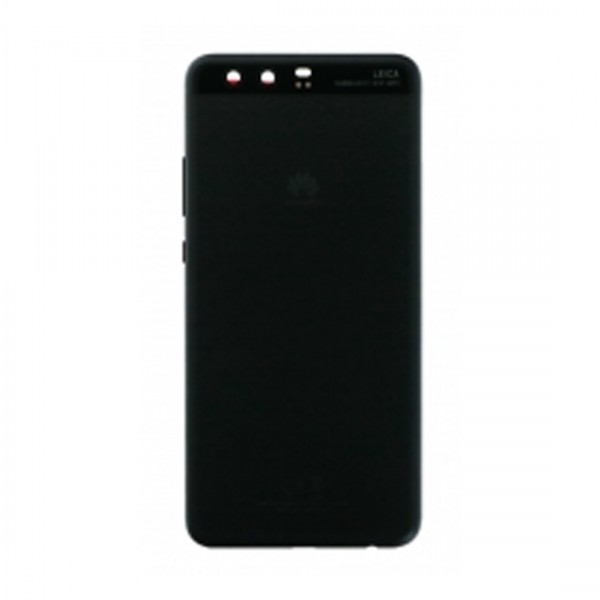 Vitre arrière (cache batterie) pour Huawei Ascend P10 Plus Noir + Logo