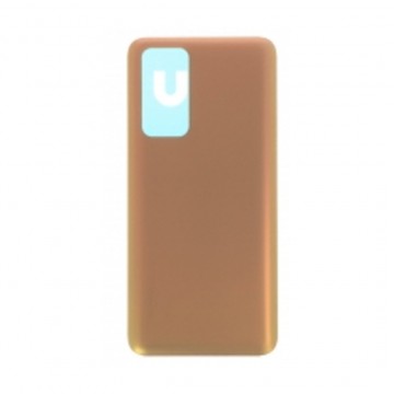 Vitre arrière (cache batterie) avec Adhésif pour Huawei P40 Or + Logo