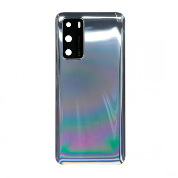 Vitre arrière Huawei P40 Argent - Envoi gratuit 24h