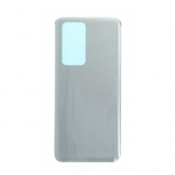 Vitre arrière (cache batterie) avec Adhésif pour Huawei P40 Pro Blanc + Logo