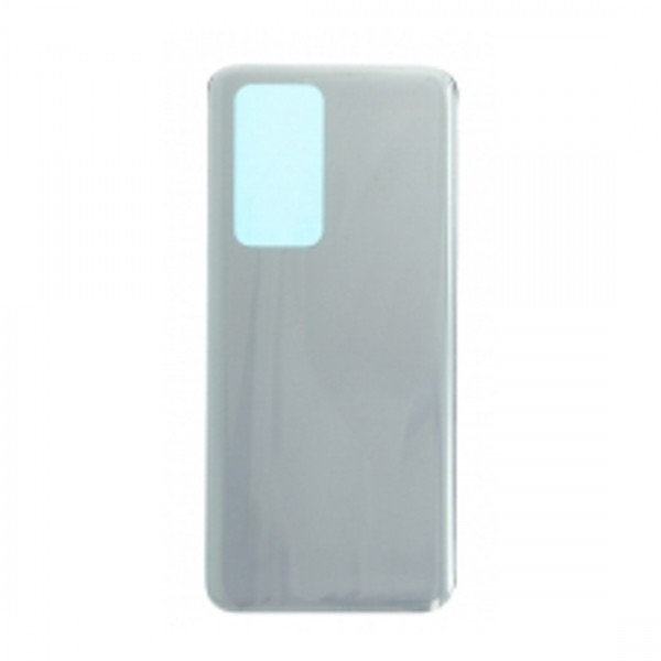 Vitre arrière (cache batterie) avec Adhésif pour Huawei P40 Pro Blanc + Logo