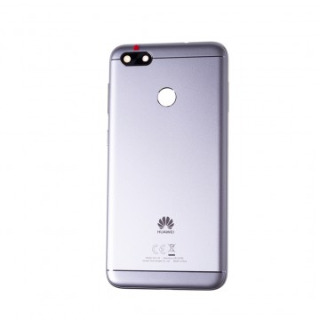 Vitre arrière avec Lentille camera + support pour Huawei P9 lite mini/Y6 Pro 2017 Argent + Logo