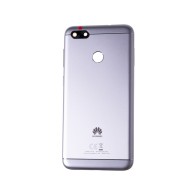 Vitre arrière avec Lentille camera + support pour Huawei P9 lite mini/Y6 Pro 2017 Argent + Logo