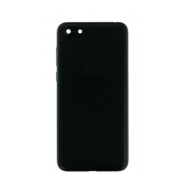 Vitre arrière avec Lentille camera + support pour Huawei Y5 Prime 2018 Noir + Logo