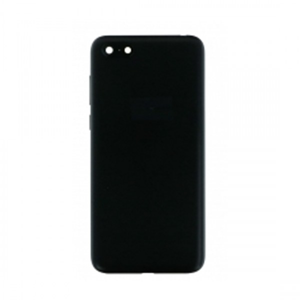 Vitre arrière avec Lentille camera + support pour Huawei Y5 Prime 2018 Noir + Logo