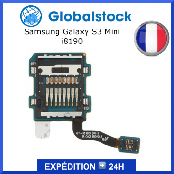 Nappe Lecteur Carte Mémoire Micro SD pour Samsung Galaxy S3 Mini i8190