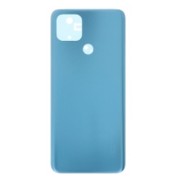 Vitre arrière (cache batterie) avec Adhésif pour Oppo A15 CPH2185 Bleu
