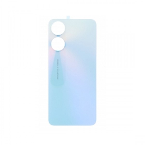Vitre arrière (cache batterie) avec Adhésif pour OPPO A58 Bleu