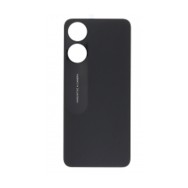 Vitre arrière (cache batterie) avec Adhésif pour OPPO A58 Noir