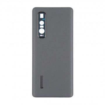 Vitre arrière avec Lentille camera + support pour Oppo Find X2 Pro Noir