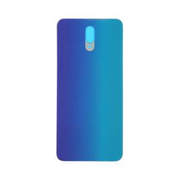 Vitre arrière (cache batterie) avec Adhésif pour Oppo R17 Bleu