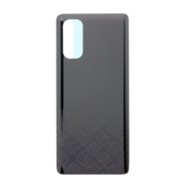 Vitre arrière (cache batterie) avec Adhésif pour Oppo Reno4 Pro 5G CPH2089 Noir + Logo