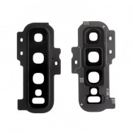 Lentille camera arrière + contour pour Samsung Galaxy S10+ Noir céramique