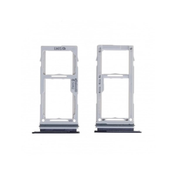 Tiroir SIM + SD pour Samsung Galaxy S10 / S10e / S10 + Noir Prisme