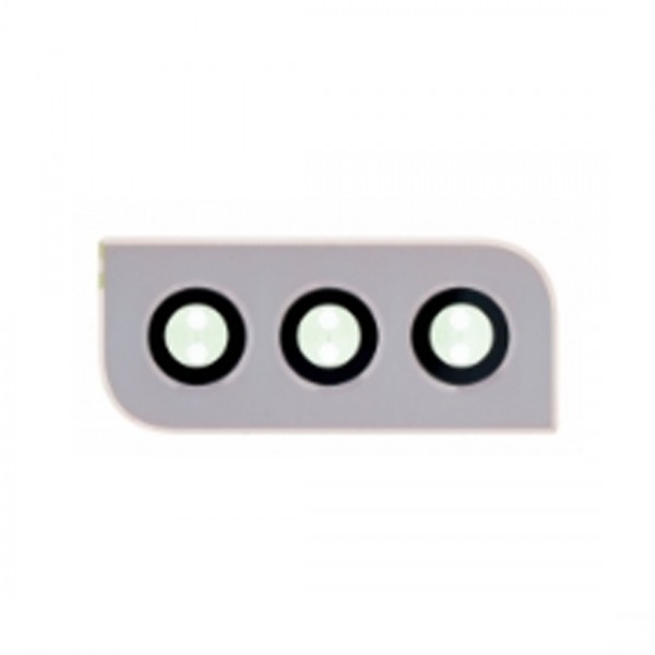 Lentille en verre caméra arrière pour Samsung Galaxy S22 5G/S22+ 5G Rose Or